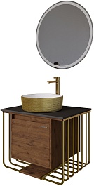 Grossman Мебель для ванной Винтаж 70 веллингтон/металл золото – фотография-2